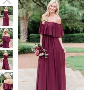 Abigail chiffon bridesmaids dress
